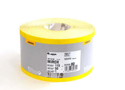 Schleifpapier-Rollen K 80 115mmx50mm, Mirox