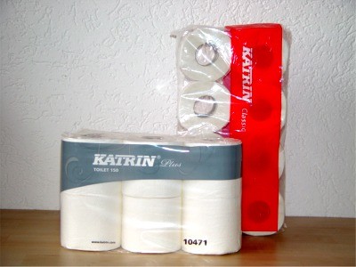 WC-Papier KATRIN PLUS 3-lagig (6 x 8 Rollen)