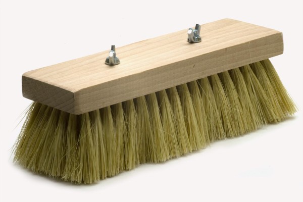 Teerschrubber Fibre mit Schrauben 22 cm