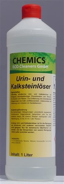 Urin- und Kalksteinlöser 1 Liter Flasche - UN 1789, Klasse 8, VG II