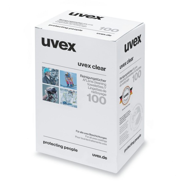 Uvex Feuchtreinigungstücher 100 Stück/Box