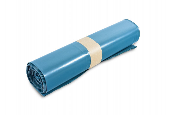 LDPE Müllbeutel blau 120 Liter 100µ