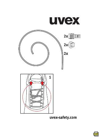 uvex Elastiksenkel-Set für uvex 2