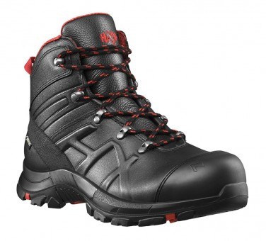 HAIX® 610023 Black Eagle® Safety 54 Sicherheitshalbstiefel schwarz/rot S3 SRC ESD