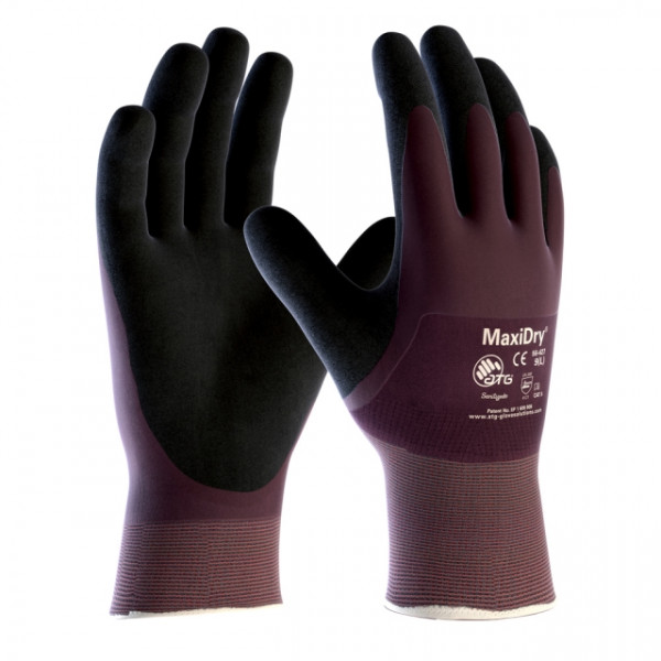 ATG® Nitril-Handschuhe MaxiDry® vollbeschichtet - 56-427