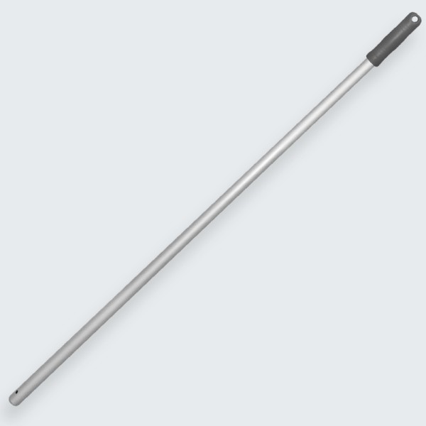 Alustiel 140 cm mit Querloch m. schwarzem Griff