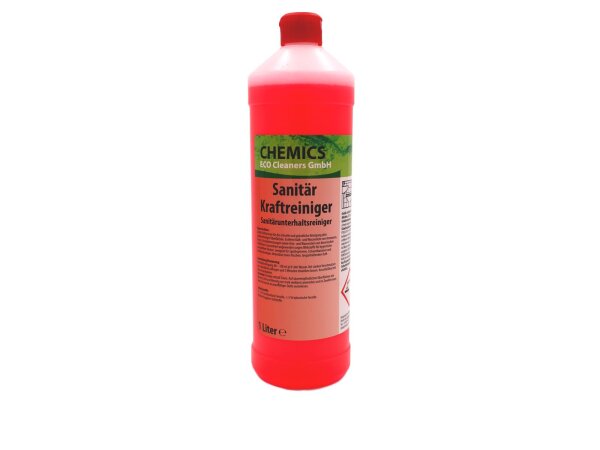 Sanitär-Kraftreiniger - UN 1760, Klasse 8, VG III 1 Liter Flasche