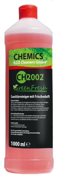 Sanitärreiniger mit Frischeduft Greenfresh® KF 1 Liter Flasche