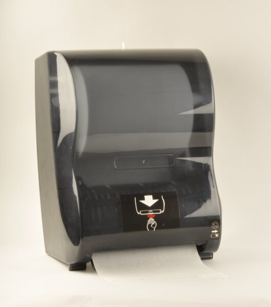 Handtuchrollenspender m. Sensor für Rollen 20 -21cm /schwarz