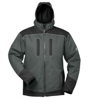elysee® Winter-Softshell-Jacke AJAX grau/schwarz
