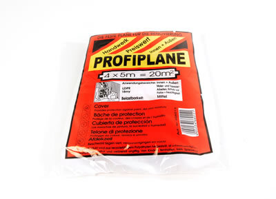 LDPE-Profi-Abdeckplane 4m x 5m Typ 18
