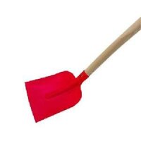 Holsteiner Schaufel, 27x25cm, rot lackiert, gehärtet