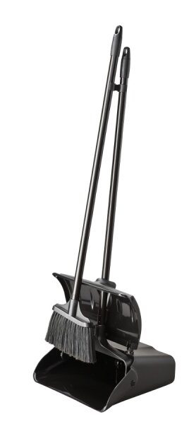 Kehrgarnituren mit langem Stahlstiel