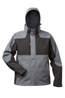 elysee® Softshell-Jacke TAU grau/schwarz