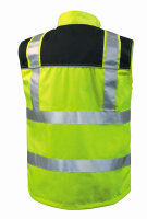 elysee® Warnschutz Weste GREGOR gelb, schwarz abgesetz