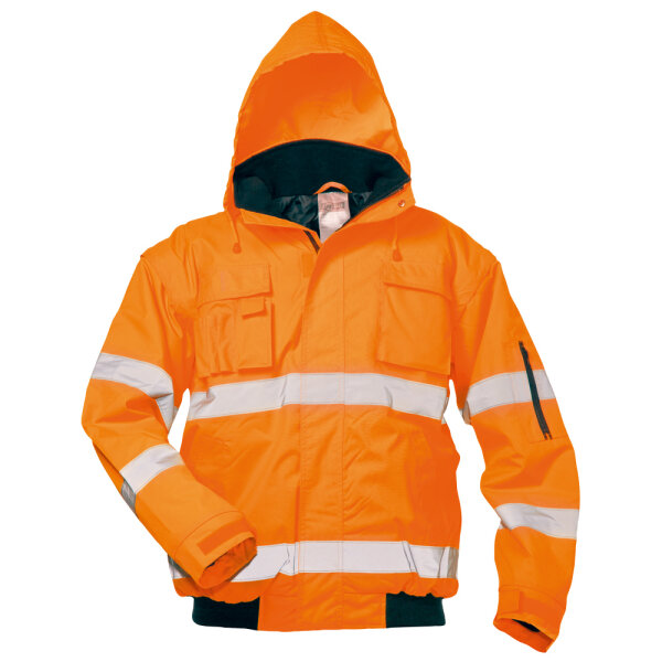 Warnschutz Pilotjacke TOM orange