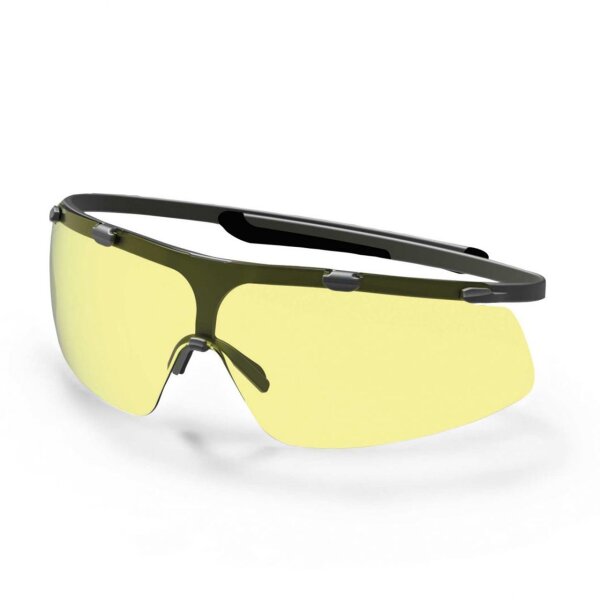 Uvex Schutzbrille super g titan Scheibe getönt amber - Auslaufartikel