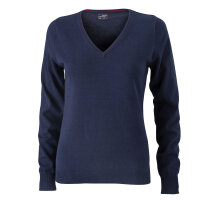 James&Nicholson Ladies V-Neck Pullover