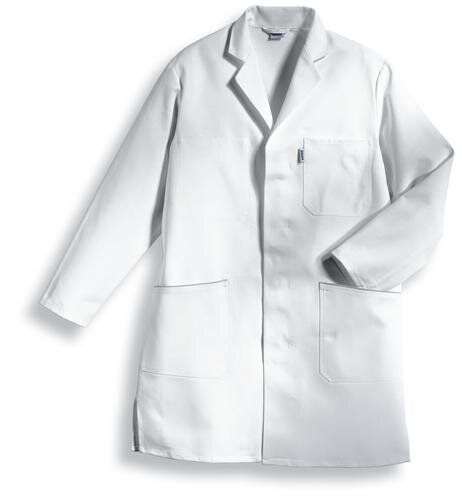 Uvex whitewear Herrenmantel 414 weiß