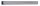 Handrohr Mittelstück aus Edelstahl 420 mm, Durchmesser 32 mm