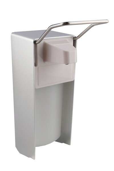 Seifen- Desinfektionsspender 500ml Aluminium, kurzer Hebel