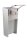 Seifen- Desinfektionsspender 500ml Aluminium, kurzer Hebel