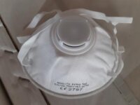 Feinstaubmaske FFP3/V EN149 mit Ventil + Nasenbügel