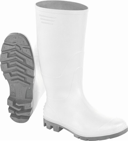 Nitril Stiefel hoch METZGER weiß