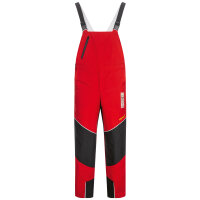 Forstarbeiter Schnittschutzlatzhose SPEIERLING rot,schwarz,gelb
