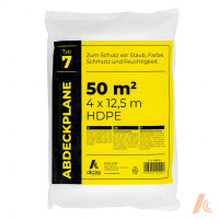 HDPE-Abdeckplane 50qm 4m x 12,5m Typ 7