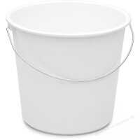 Haushaltseimer weiß 10 Liter, Kunststoff mit...