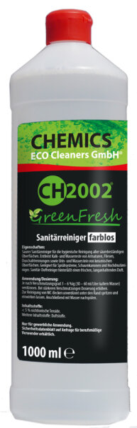 Sanitärreiniger Greenfresh® farblos KF 1000 ml Flasche