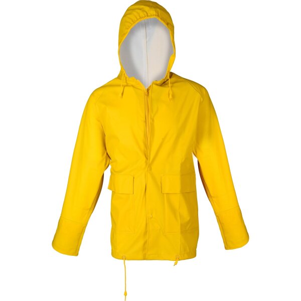 Regenjacke PU-Stretch gelb