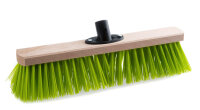 Saalbesen, 40 cm, Elaston Neon-Grün, Metallhalter