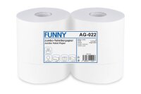 Jumbo-Toilettenpapier 2-lagig, hochweiß