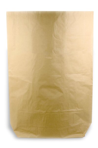 Papiermüllsäcke 700x950+220 mm, 2-lagig, unbedruckt, ca. 120 l, 25 Stück