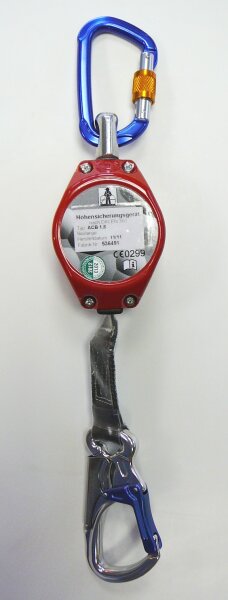 Höhensicherungsgerät EN 360, 1,8 m, für Hubarbeitsbühnen