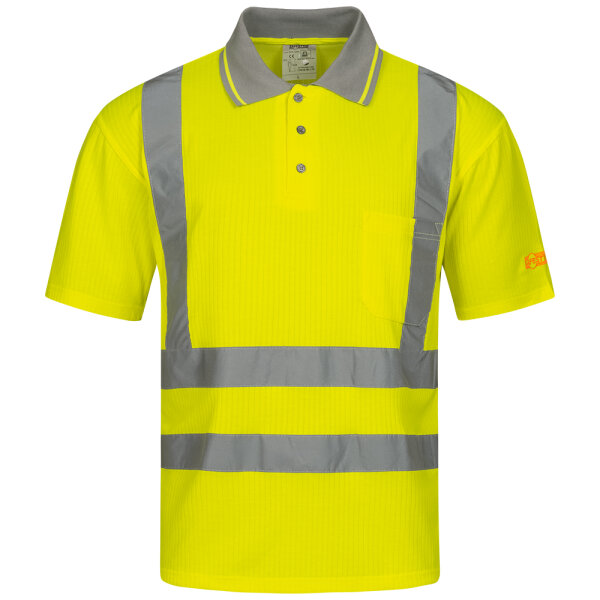 Warnschutz Poloshirt DIEGO, gelb, Safestyle EN 471/2( Auslaufmodell)