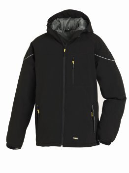 teXXor® Winter-Softshell-Jacke VAIL mit Reflexstreifen schwarz